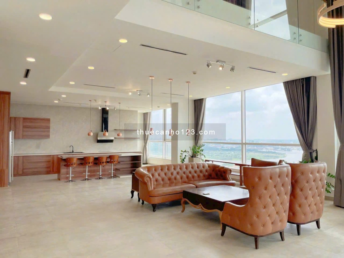 Thuê Penthouse Centana Thủ Thiêm Q2(180m, 3pn, full giá 49 tr/th) Nội thất sang trọng xịn xò,