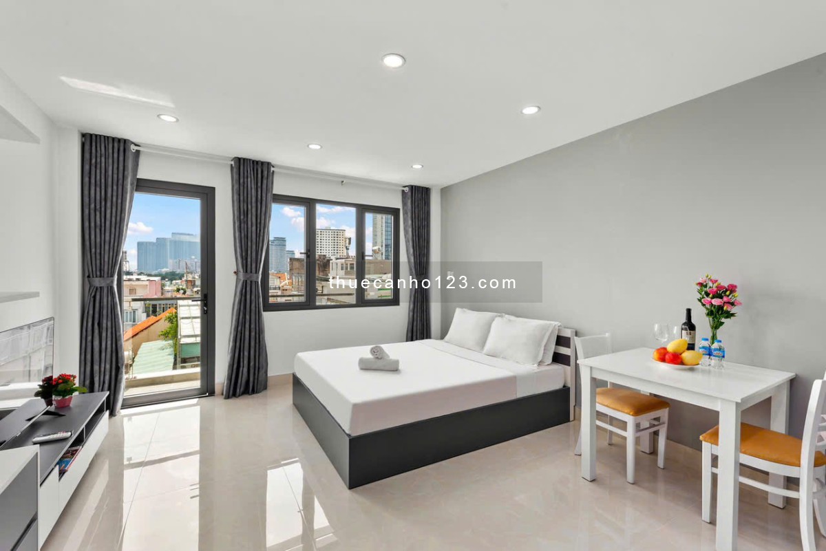 Cho thuê căn hộ đường Nguyễn Gia Trí - DT 40m2, bancol, nội thất đầy đủ từ A-Z