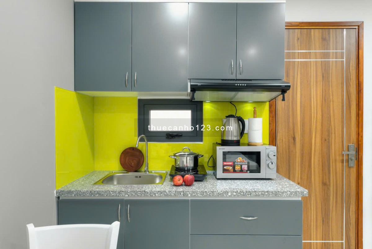 Cho thuê căn hộ đường Nguyễn Gia Trí - DT 40m2, bancol, nội thất đầy đủ từ A-Z