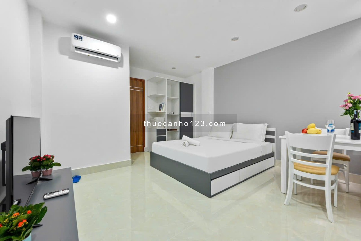 Cho thuê căn hộ đường Nguyễn Gia Trí - DT 40m2, bancol, nội thất đầy đủ từ A-Z