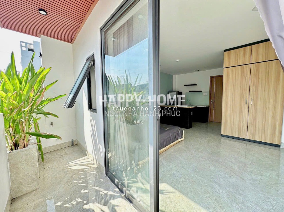 Cho thuê studio bancol 35m2 - Thoáng mát, full nội thất, thang máy - Hoàng Văn Thụ, Ngã Tư Phú Nhuận