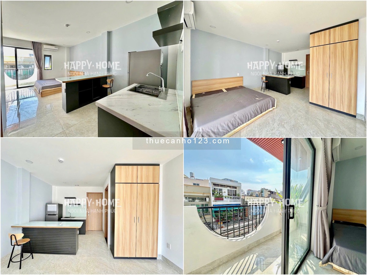 Cho thuê studio bancol 35m2 - Thoáng mát, full nội thất, thang máy - Hoàng Văn Thụ, Ngã Tư Phú Nhuận