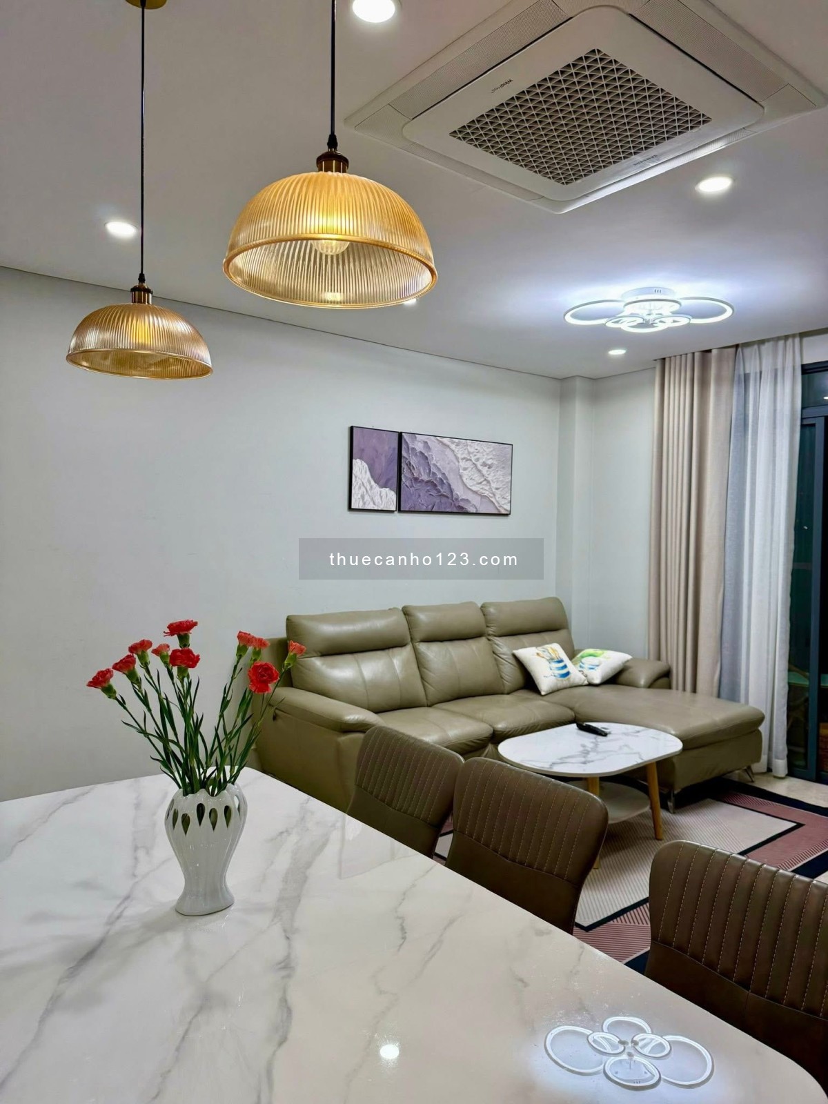 Căn hộ Hiệp Thành Buidling Lê Văn Khương Q12, 85m2 2PN 2WC 9tr/tháng FULL NỘI THẤT