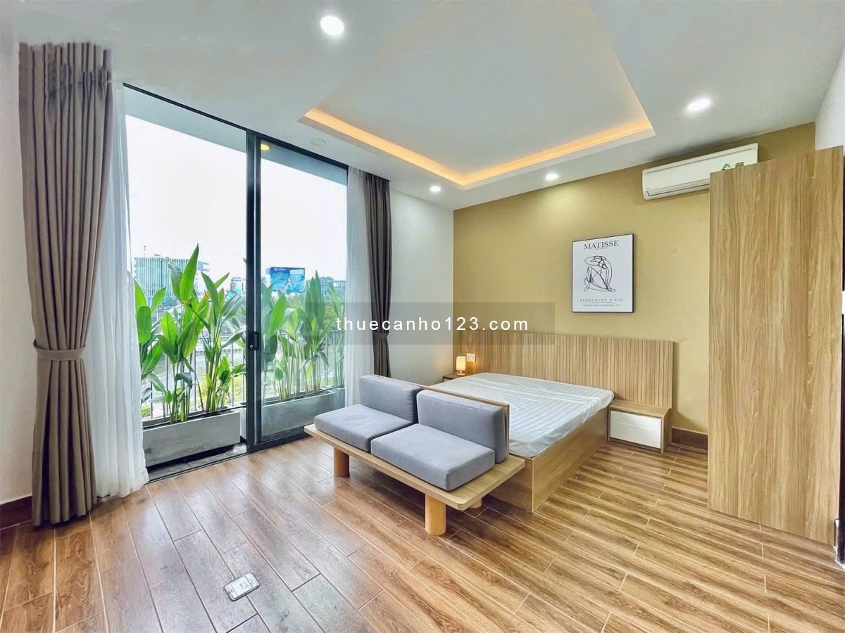 Căn hộ 1PN bancol - Nội thất hiện đại, thang máy, nhà mới - Vòng xoay Điện Biên Phủ, tiện qua Q1