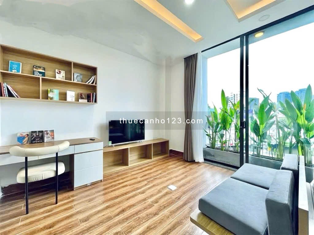 Căn hộ 1PN bancol - Nội thất hiện đại, thang máy, nhà mới - Vòng xoay Điện Biên Phủ, tiện qua Q1