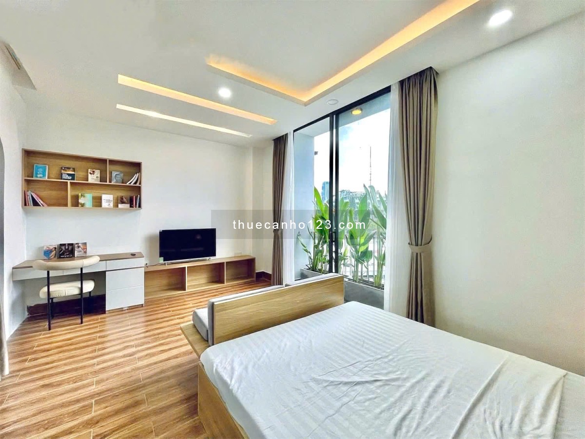 Căn hộ 1PN bancol - Nội thất hiện đại, thang máy, nhà mới - Vòng xoay Điện Biên Phủ, tiện qua Q1