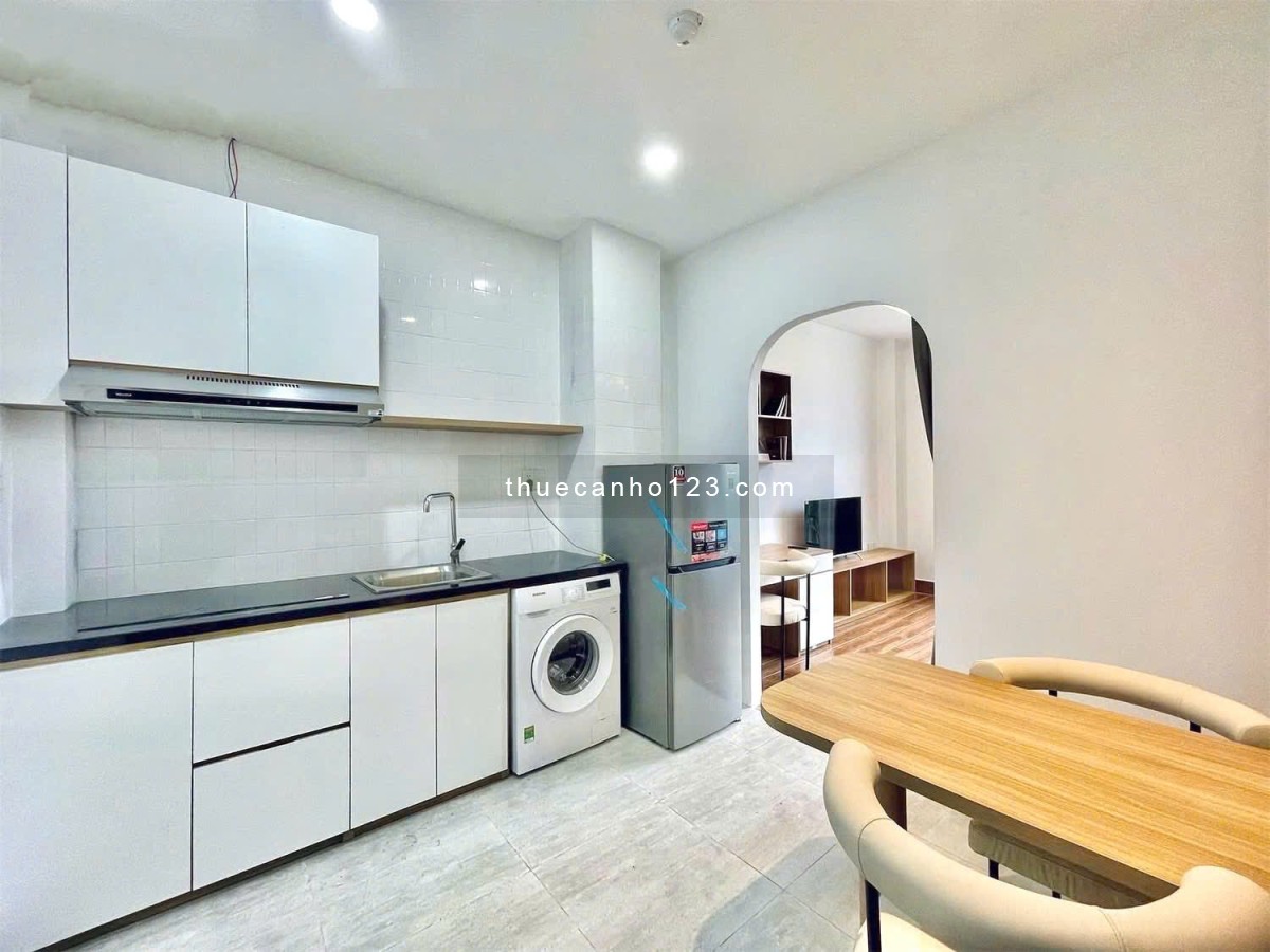 Căn hộ 1PN bancol - Nội thất hiện đại, thang máy, nhà mới - Vòng xoay Điện Biên Phủ, tiện qua Q1