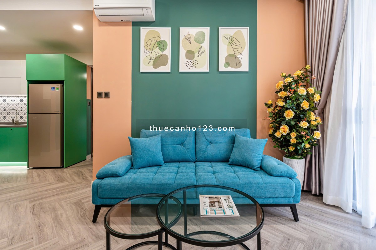 Cho Thuê Gấp 2 Phòng Ngủ Sài Gòn Royal Quận 4, nội thất đẹp ở liền
