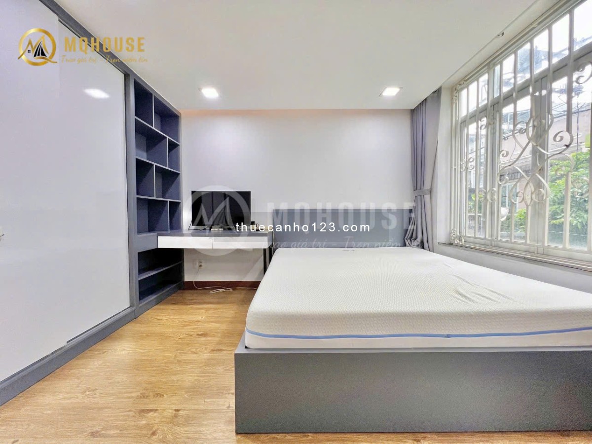 Căn hộ cửa sổ lớn thoáng, 45m², bồn tắm – Ngay ĐH UEF, Hồng Bàng – Cầu Thị Nghè – Nguyễn Cửu Vân, BT