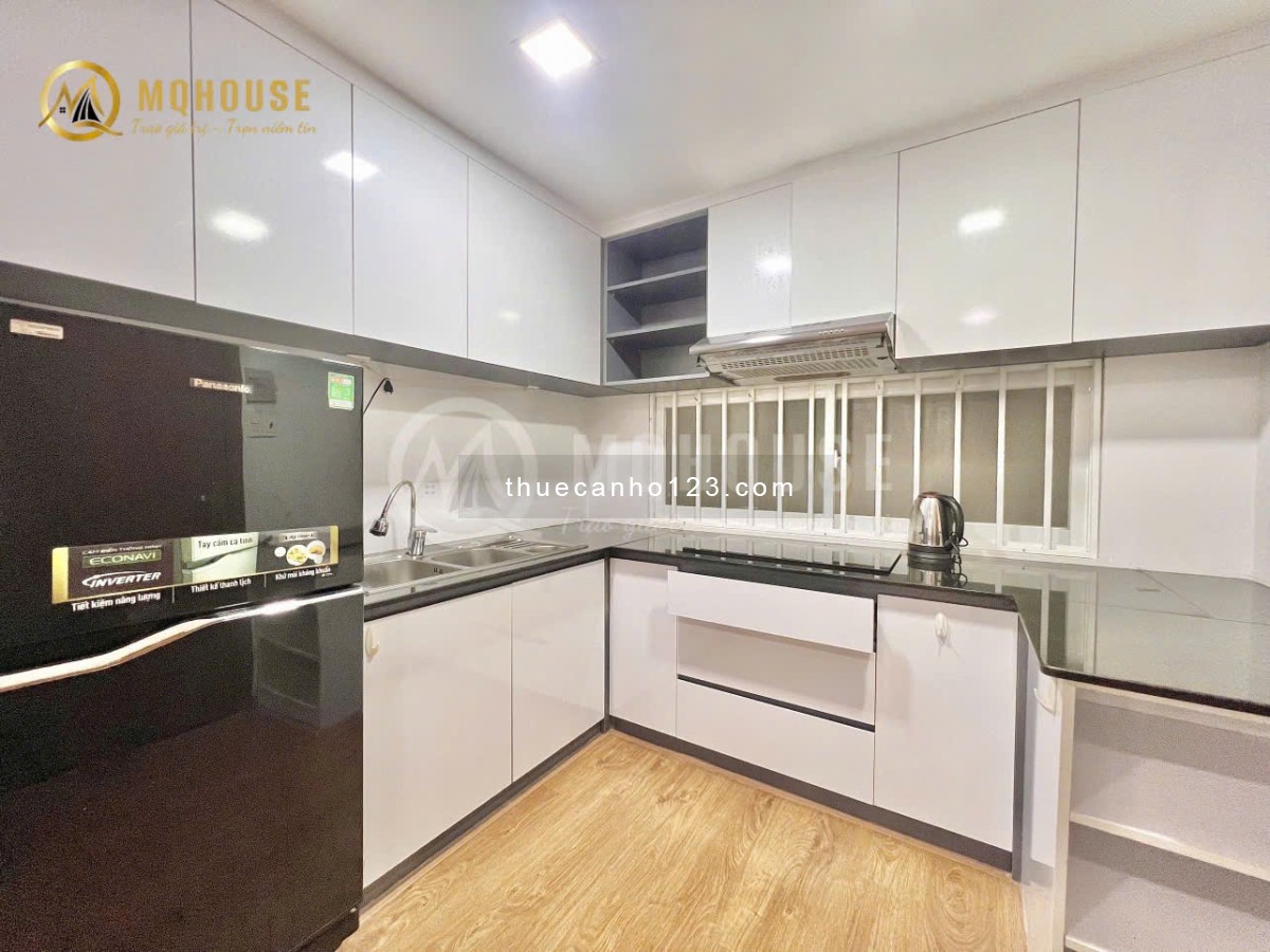 Căn hộ cửa sổ lớn thoáng, 45m², bồn tắm – Ngay ĐH UEF, Hồng Bàng – Cầu Thị Nghè – Nguyễn Cửu Vân, BT