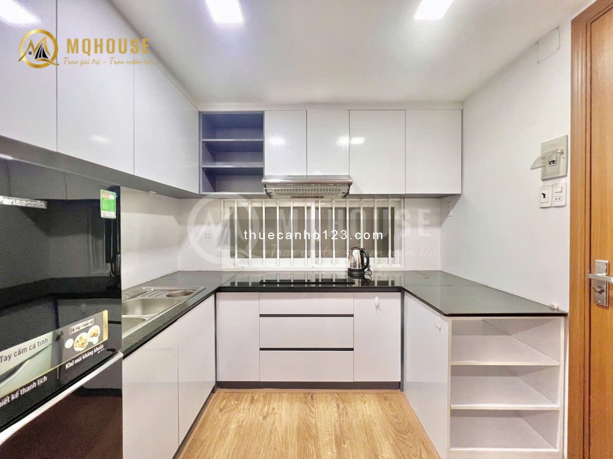 Căn hộ cửa sổ lớn thoáng, 45m², bồn tắm – Ngay ĐH UEF, Hồng Bàng – Cầu Thị Nghè – Nguyễn Cửu Vân, BT