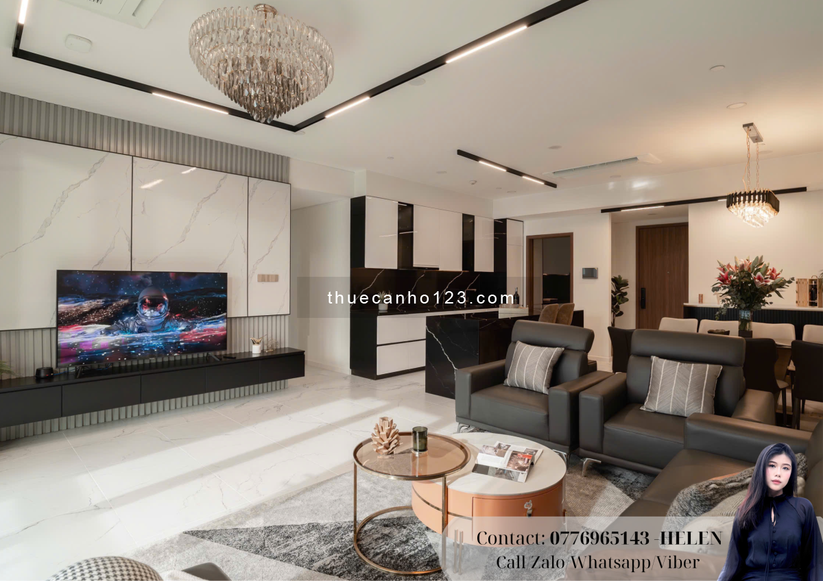 For Rent 4 Bedrooms – Galleria – Best River View and City View Condo.