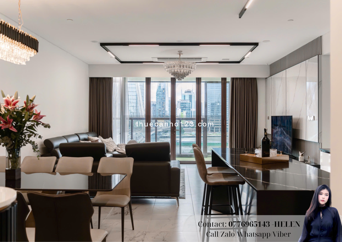 For Rent 4 Bedrooms – Galleria – Best River View and City View Condo.