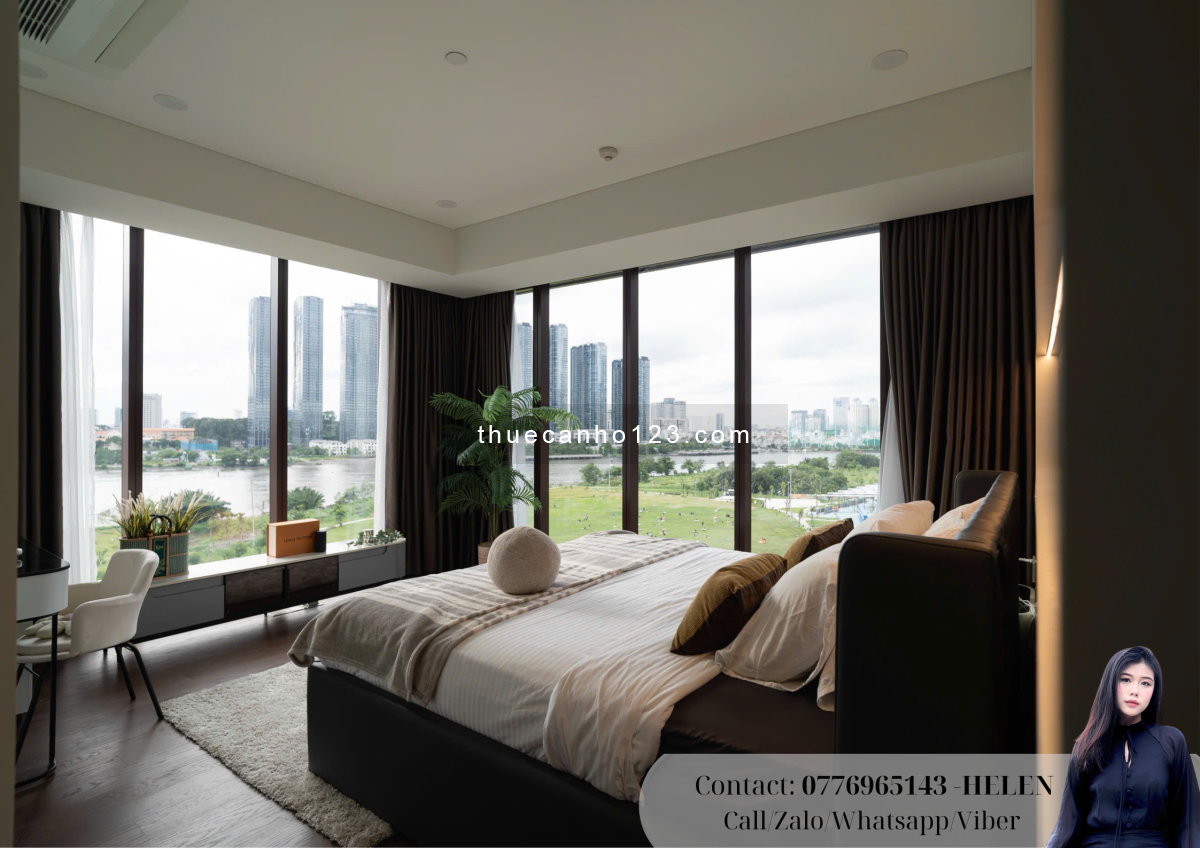 For Rent 4 Bedrooms – Galleria – Best River View and City View Condo.