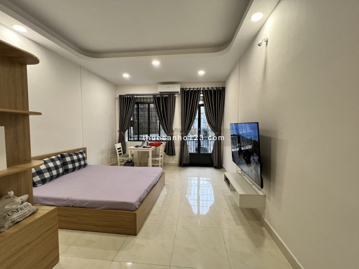 Căn hộ 38m2 cho thuê sát Q.1 full nội thất