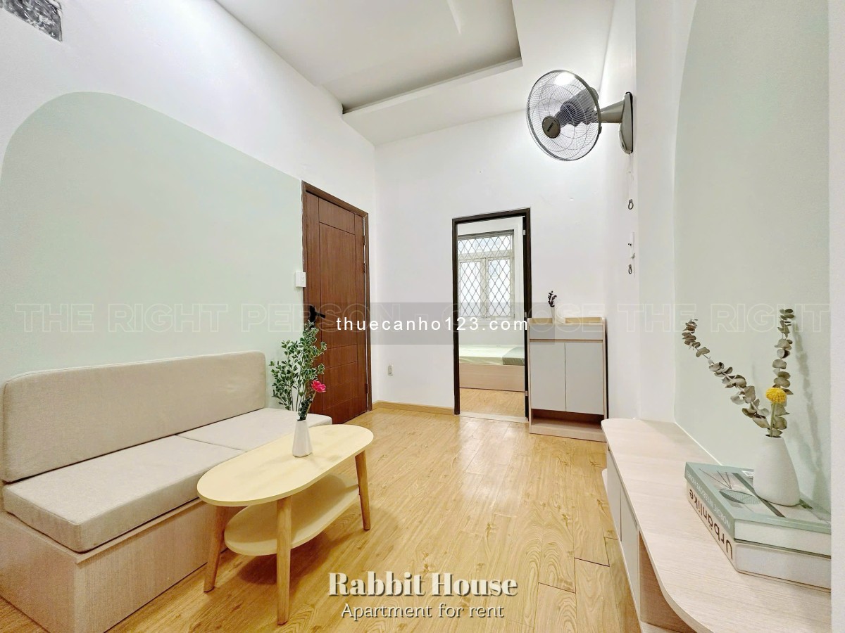Cho thuê căn hộ 1PN 40m2 - Nhà mới, nội thất xịn, siêu thoáng mát - Ngay Điện Biên Phủ