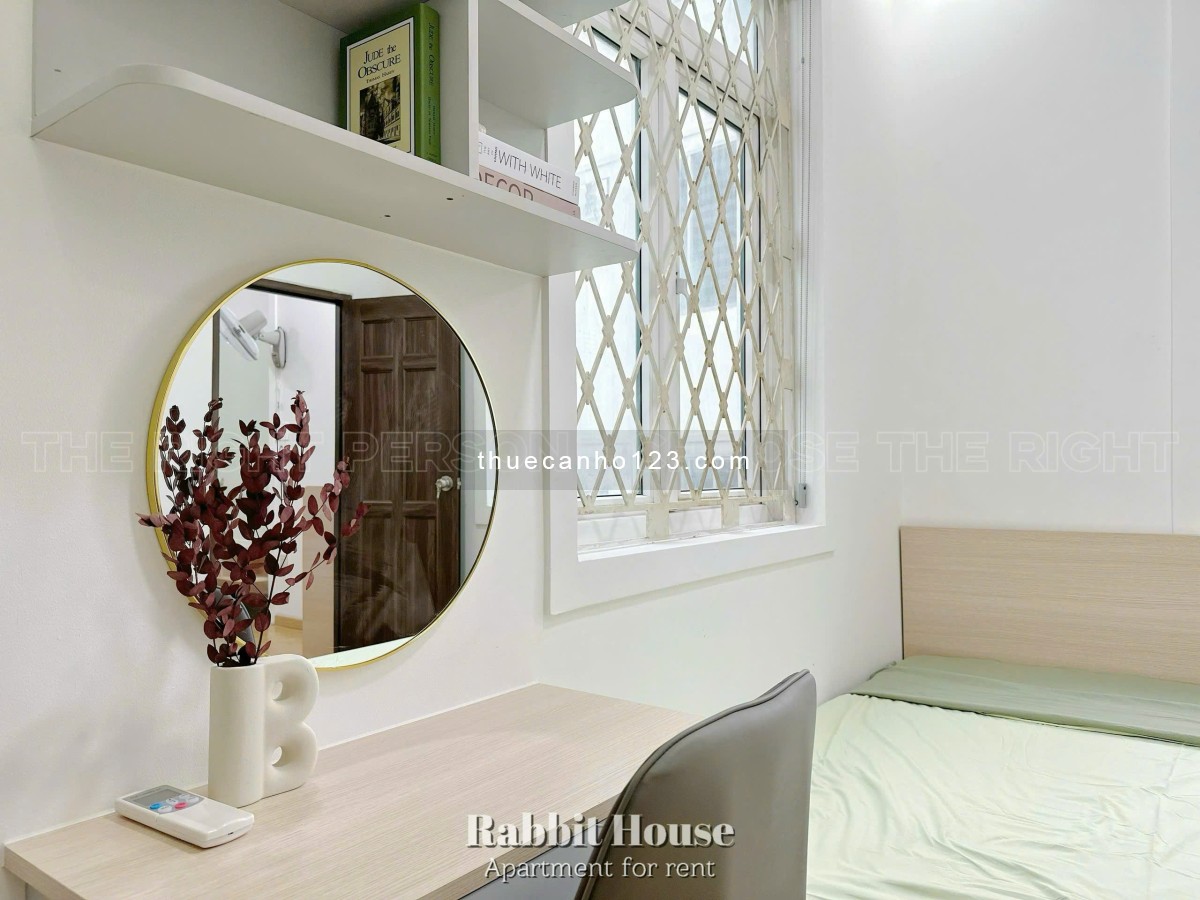 Cho thuê căn hộ 1PN 40m2 - Nhà mới, nội thất xịn, siêu thoáng mát - Ngay Điện Biên Phủ