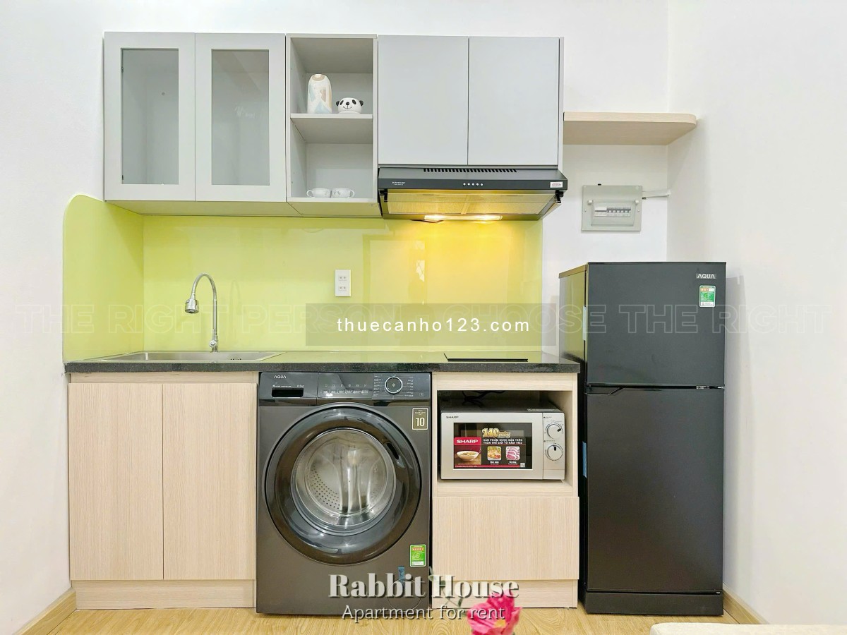 Cho thuê căn hộ 1PN 40m2 - Nhà mới, nội thất xịn, siêu thoáng mát - Ngay Điện Biên Phủ