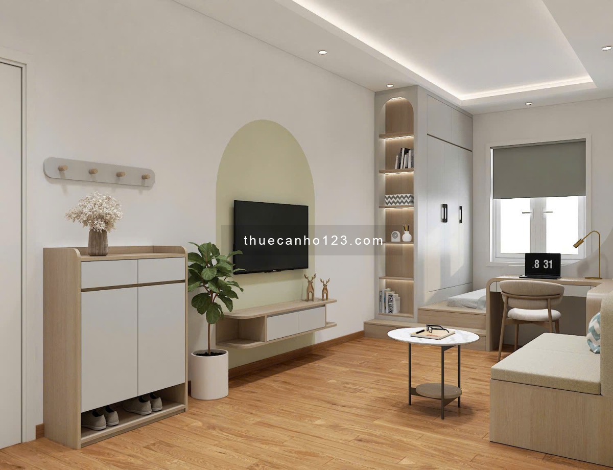 Cho thuê căn hộ 1PN 40m2 - Nhà mới, nội thất xịn, siêu thoáng mát - Ngay Điện Biên Phủ