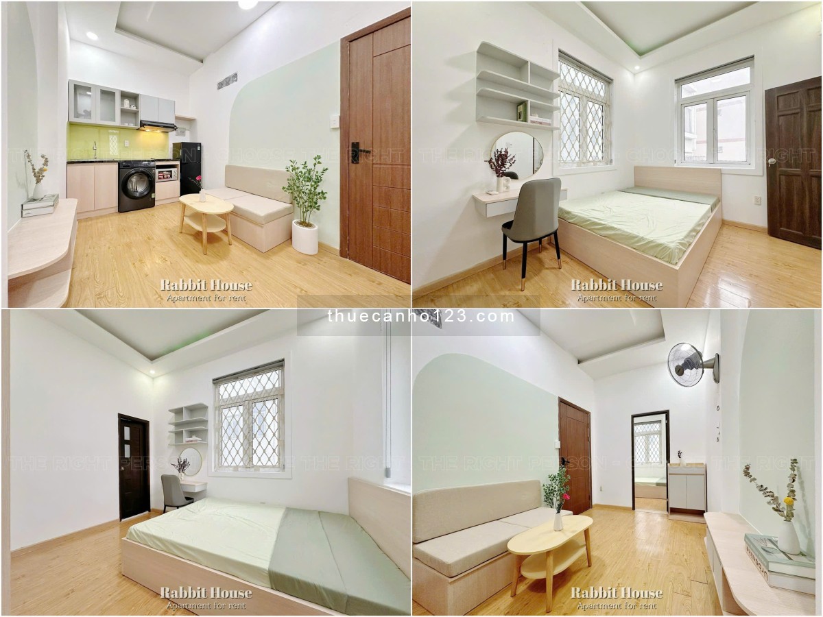 Cho thuê căn hộ 1PN 40m2 - Nhà mới, nội thất xịn, siêu thoáng mát - Ngay Điện Biên Phủ