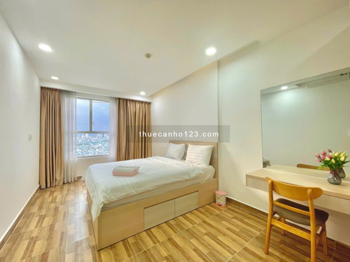 Hàng hiếm cho thuê penthouse chung cư Tôn thất Thuyết Quận 4 - 3PN2WC 105m2 full nội thất - ở liền
