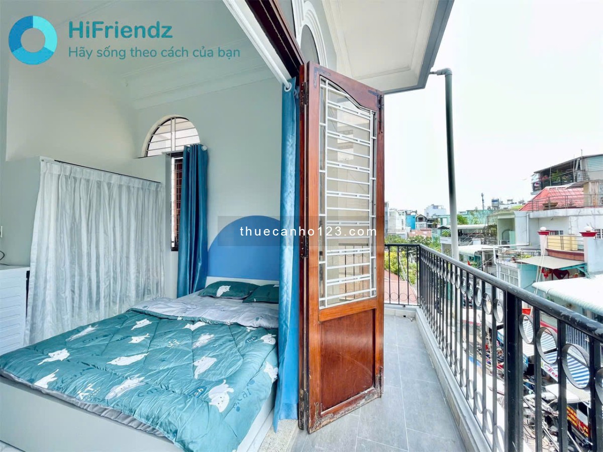 Siêu phẩm có 102 - Studio bancol 35m2 - Nội thất hiện đại, máy giặt riêng - Ngay Nguyễn Xí