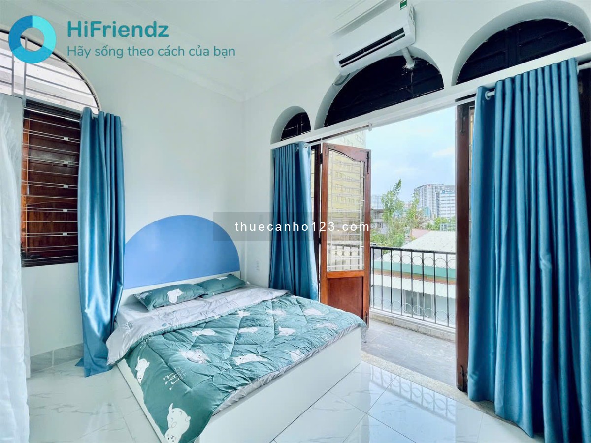 Siêu phẩm có 102 - Studio bancol 35m2 - Nội thất hiện đại, máy giặt riêng - Ngay Nguyễn Xí