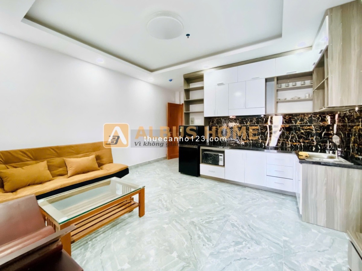 Căn 1PN Ban Công Mới Full - Gần ĐH UFM, TDTU, RMIT, NTTU, Cầu Kênh Tẻ, Cầu Him Lam, KDC Kim Sơn