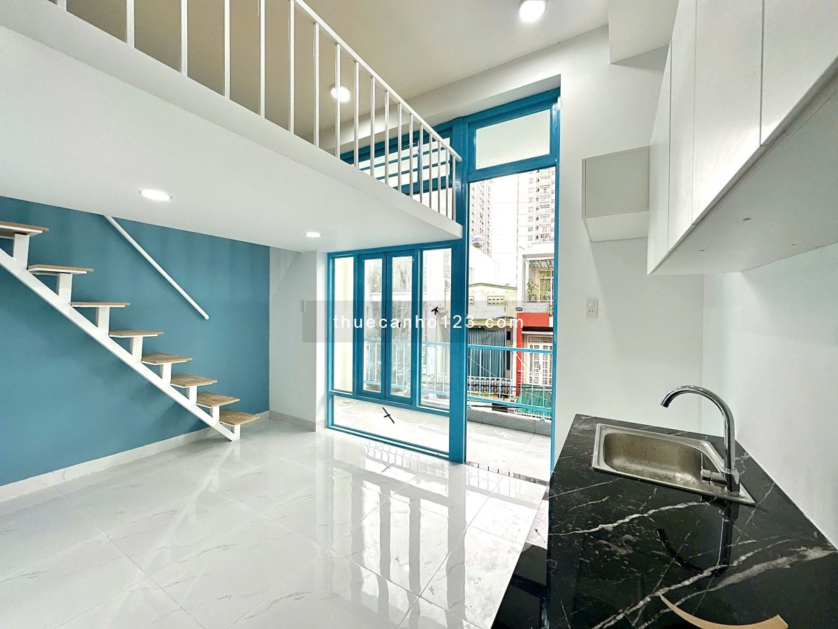 Cho thuê CHDV Duplex ban công - Mới 100% - DT 20 - 40m2 - Trung tâm quận 7 - ecogreen