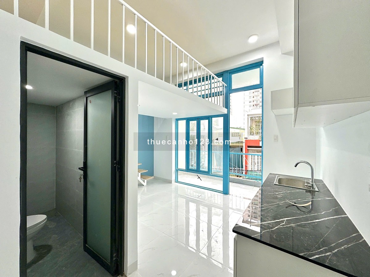 Cho thuê CHDV Duplex ban công - Mới 100% - DT 20 - 40m2 - Trung tâm quận 7 - ecogreen