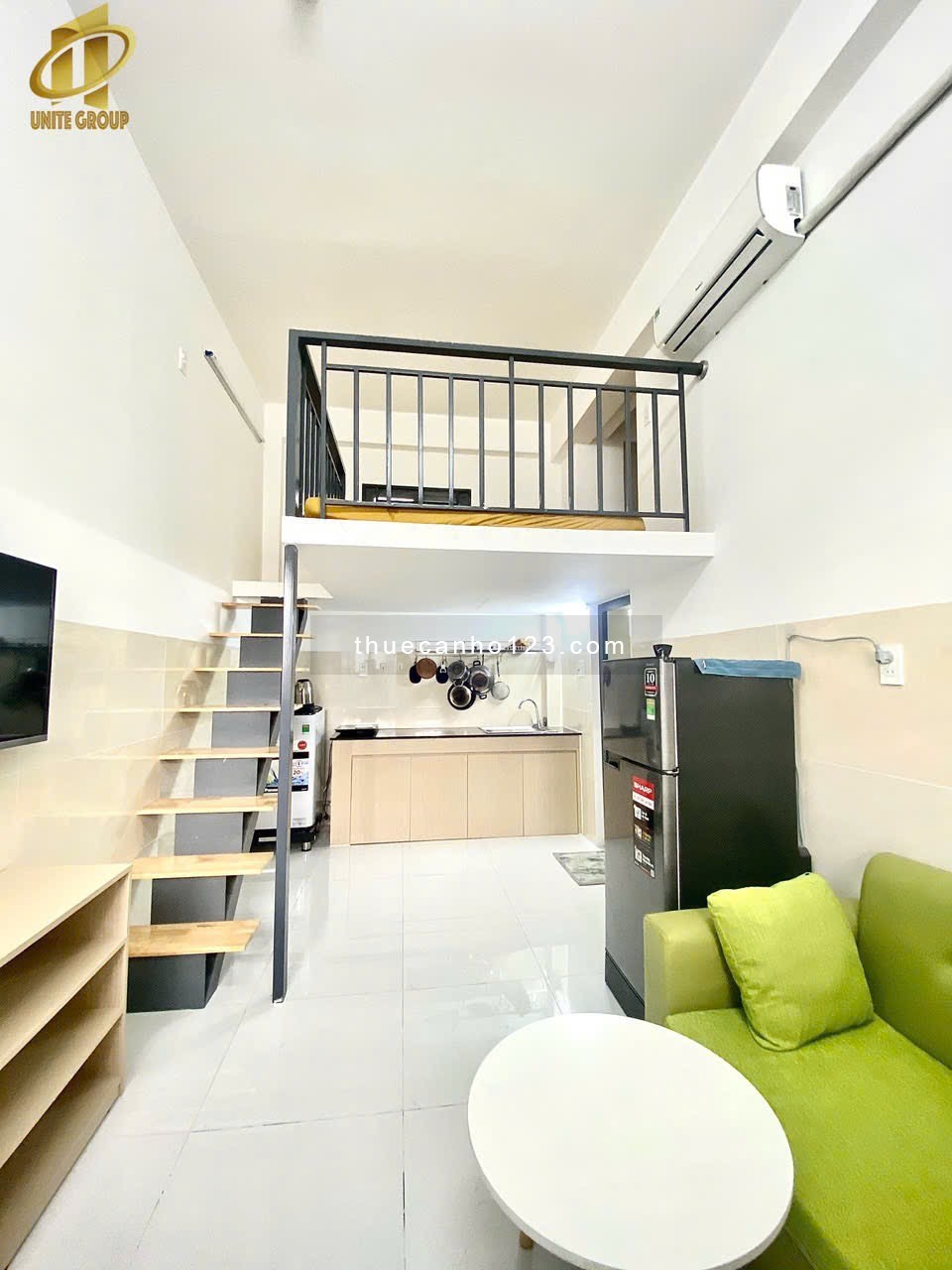 Cho thuê CHDV Duplex ban công - Mới 100% - DT 20 - 40m2 - Trung tâm quận 7 - ecogreen