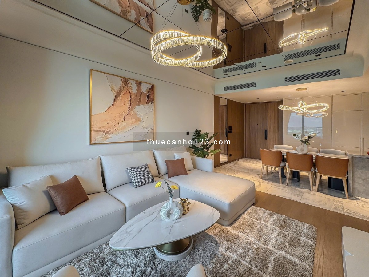Cho thuê căn hộ 3PN Vinhomes Golden River Ba Son 120m2 nội thất cao cấp.Lh xem nhà 24/7