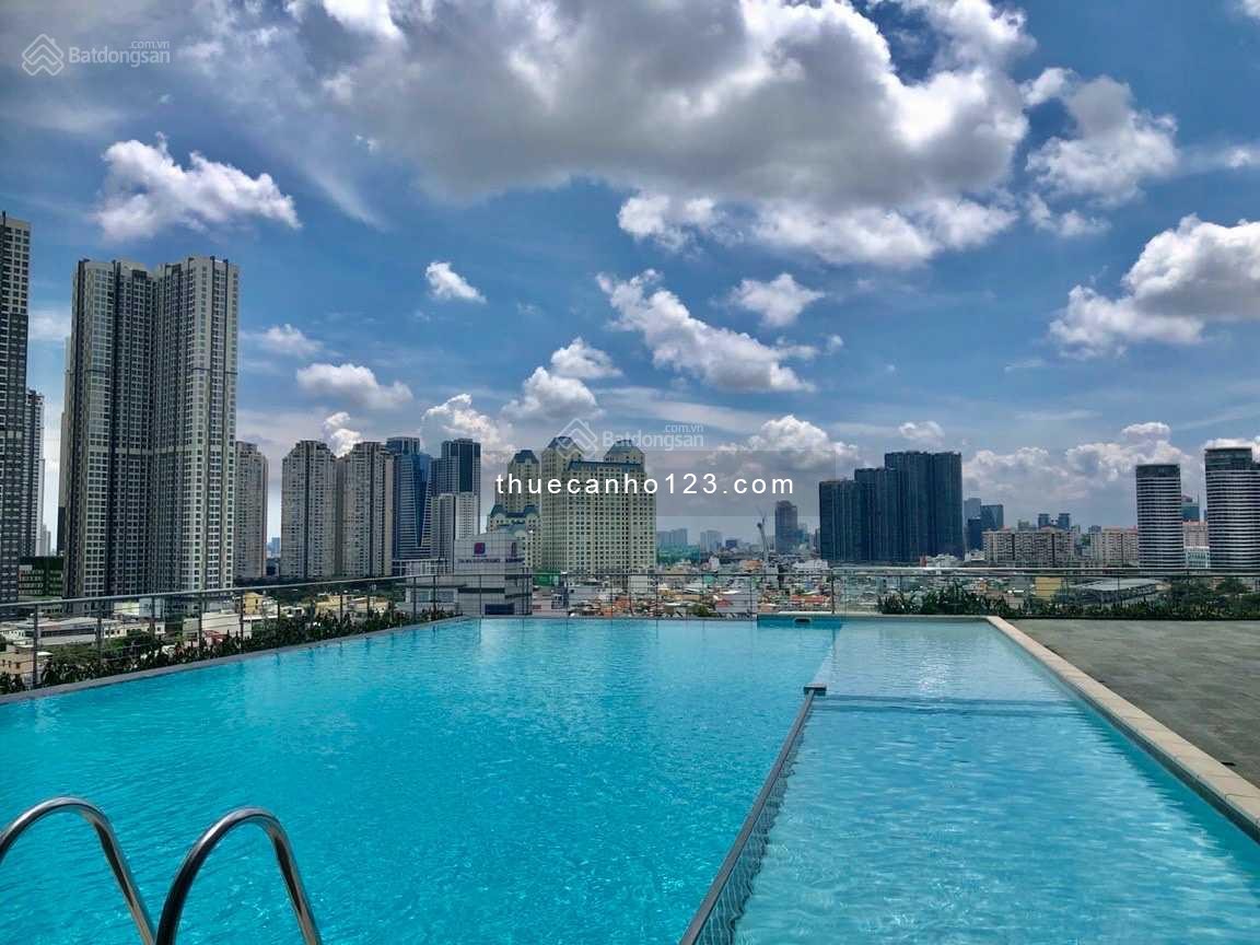 Cho thuê căn hộ Satra Eximland, 2 phòng ngủ, lầu cao, nội thất cao cấp giá 17 triệu/tháng