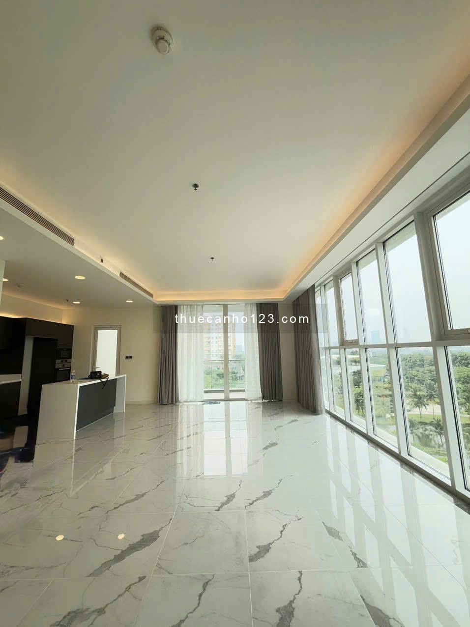 Cho thuê căn hộ Sarina, view công viên và view thành phố. Phường Thủ Thiêm, Thủ Đức