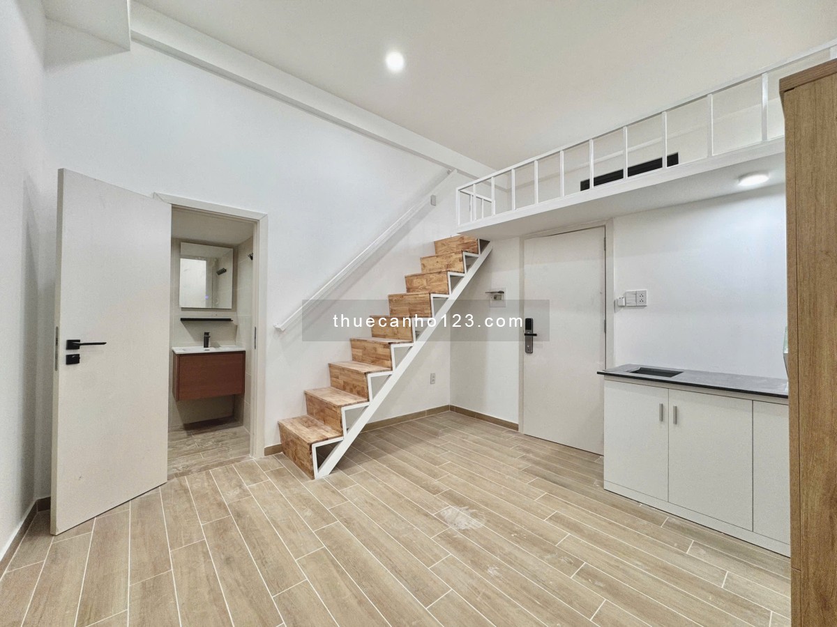 Căn Hộ Mới Xây Ngay Hai Bà Trưng, Tân Định Quận 1 Dạng Phòng Duplex/ Gác Cao Có Thang Máy, Bảo Vệ