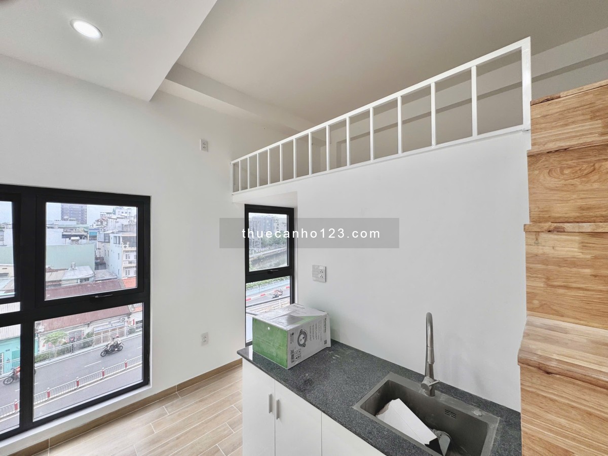 Căn Hộ Mới Xây Ngay Hai Bà Trưng, Tân Định Quận 1 Dạng Phòng Duplex/ Gác Cao Có Thang Máy, Bảo Vệ