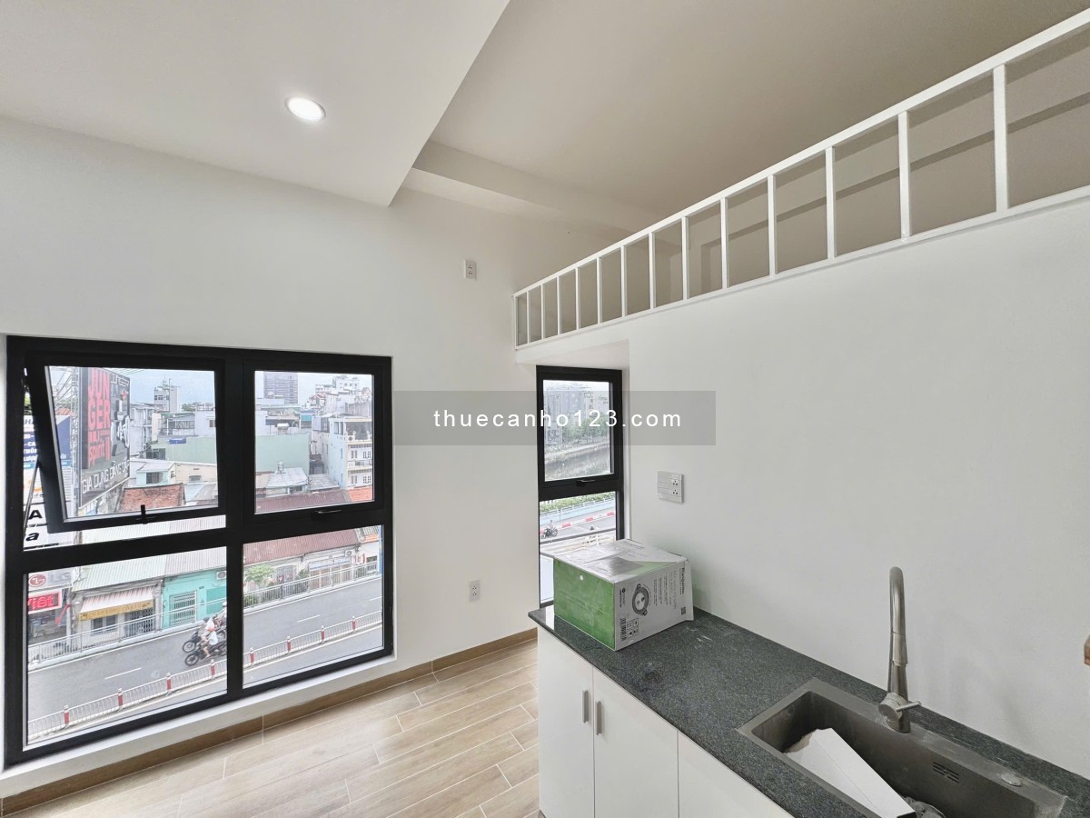 Căn Hộ Mới Xây Ngay Hai Bà Trưng, Tân Định Quận 1 Dạng Phòng Duplex/ Gác Cao Có Thang Máy, Bảo Vệ