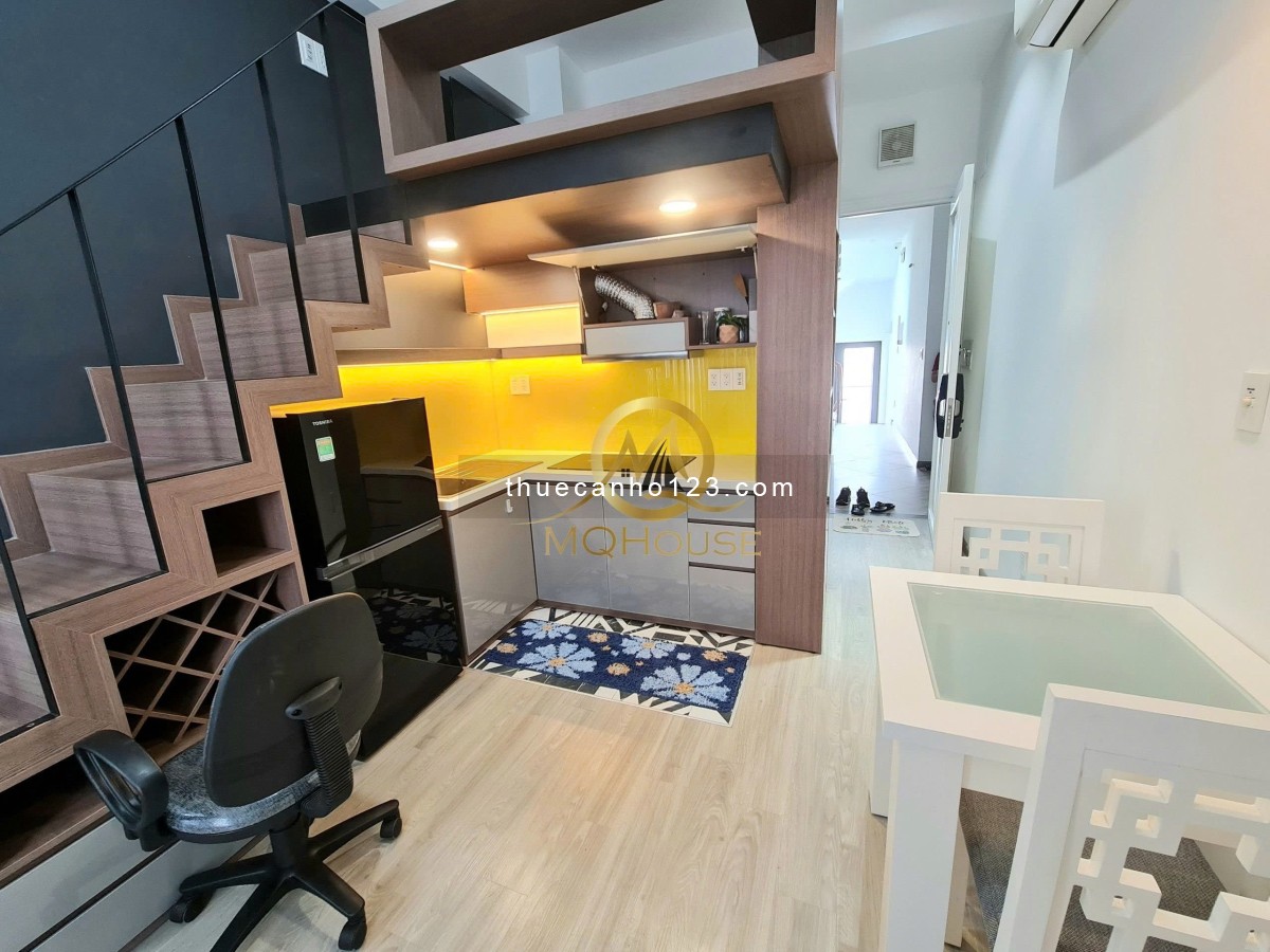 Cho Thuê Căn Hộ Duplex, Ban Công, Full Nội Thất gần Phan Văn Trị, Phạm Văn Đồng