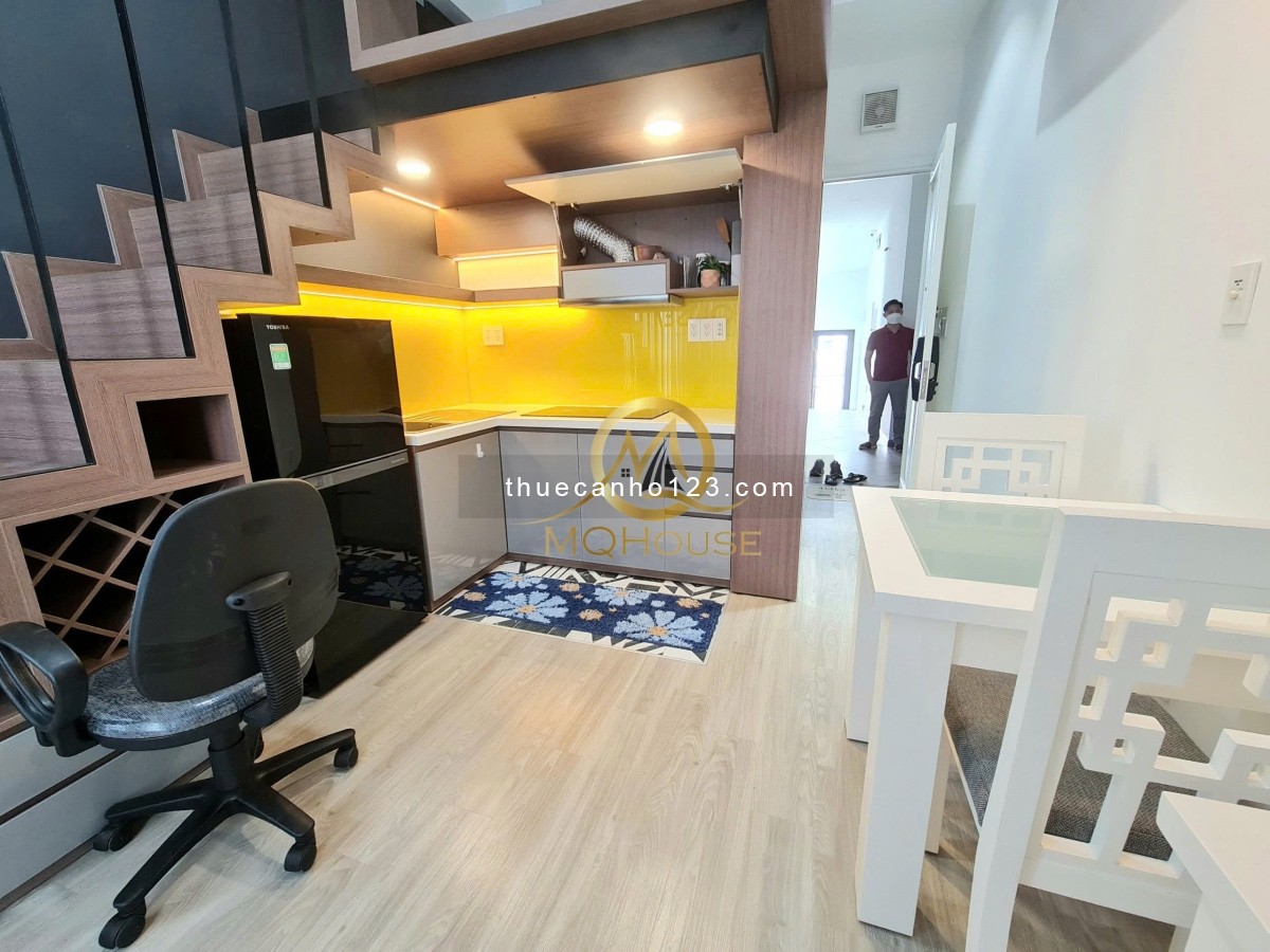 Cho Thuê Căn Hộ Duplex, Ban Công, Full Nội Thất gần Phan Văn Trị, Phạm Văn Đồng