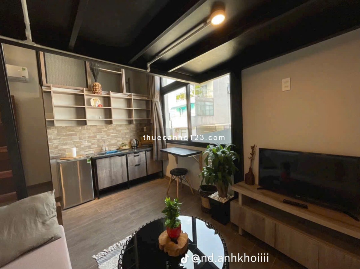 Cho Thuê Căn Hộ Duplex Cao Cấp Full Nội Thất Mới Keng ngay gần Phan Văn Trị, Phạm Văn Đồng