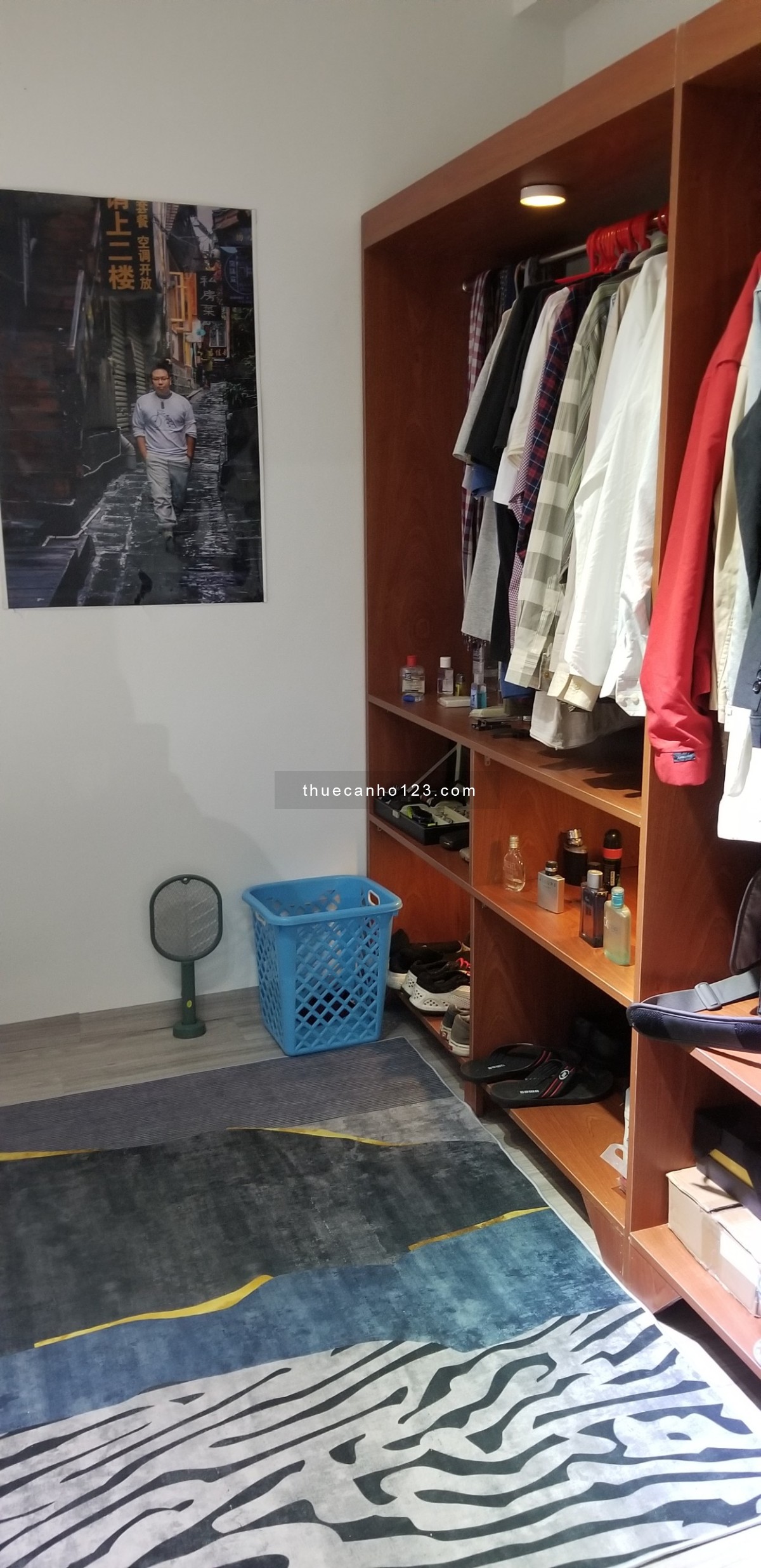 Cho thuê căn 1 phòng ngủ 44m2 tại 109 Nguyễn Biểu, 7.5 Triệu, Lầu 12, View Q1 Q4 có nội thất