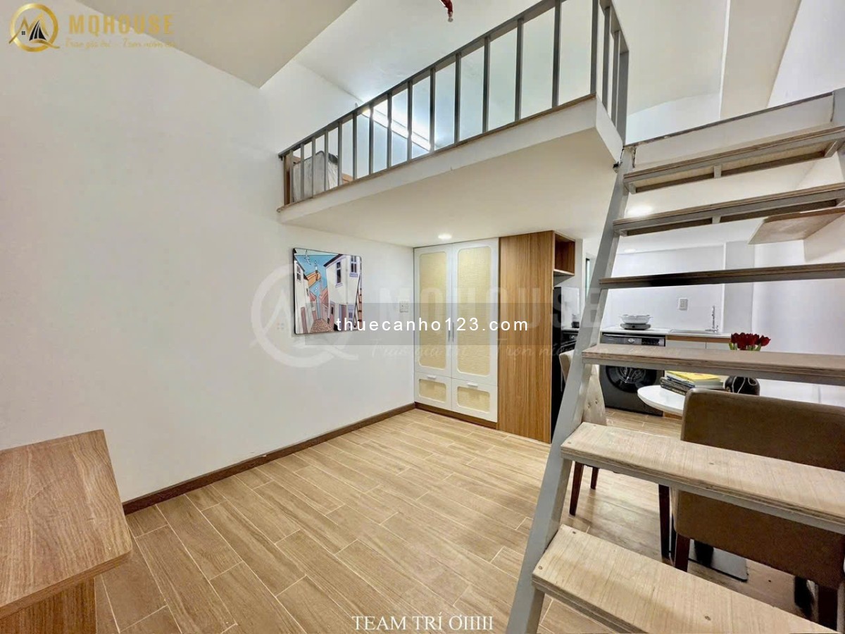 Khai trương Chung Cư Mini – Ở được 4 người, 4 xe – Đại Học Công Nghiệp, Văn Lang – Dạng Duplex – giặ