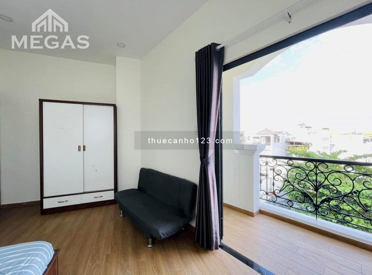 Căn Hộ 2 Phòng Ngủ Ban Công Thoáng Mát, Full Nội Thất. Toà Nhà Cao Cấp, Thang Máy, Hầm Xe, Bảo Vệ.