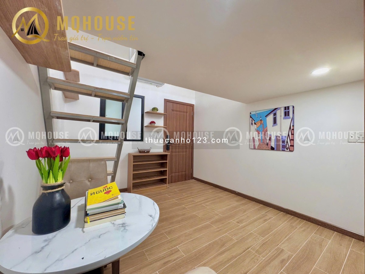 Cho thuê duplex gần Văn Lang, IUH, Emart – ở 5 người, 5 xe