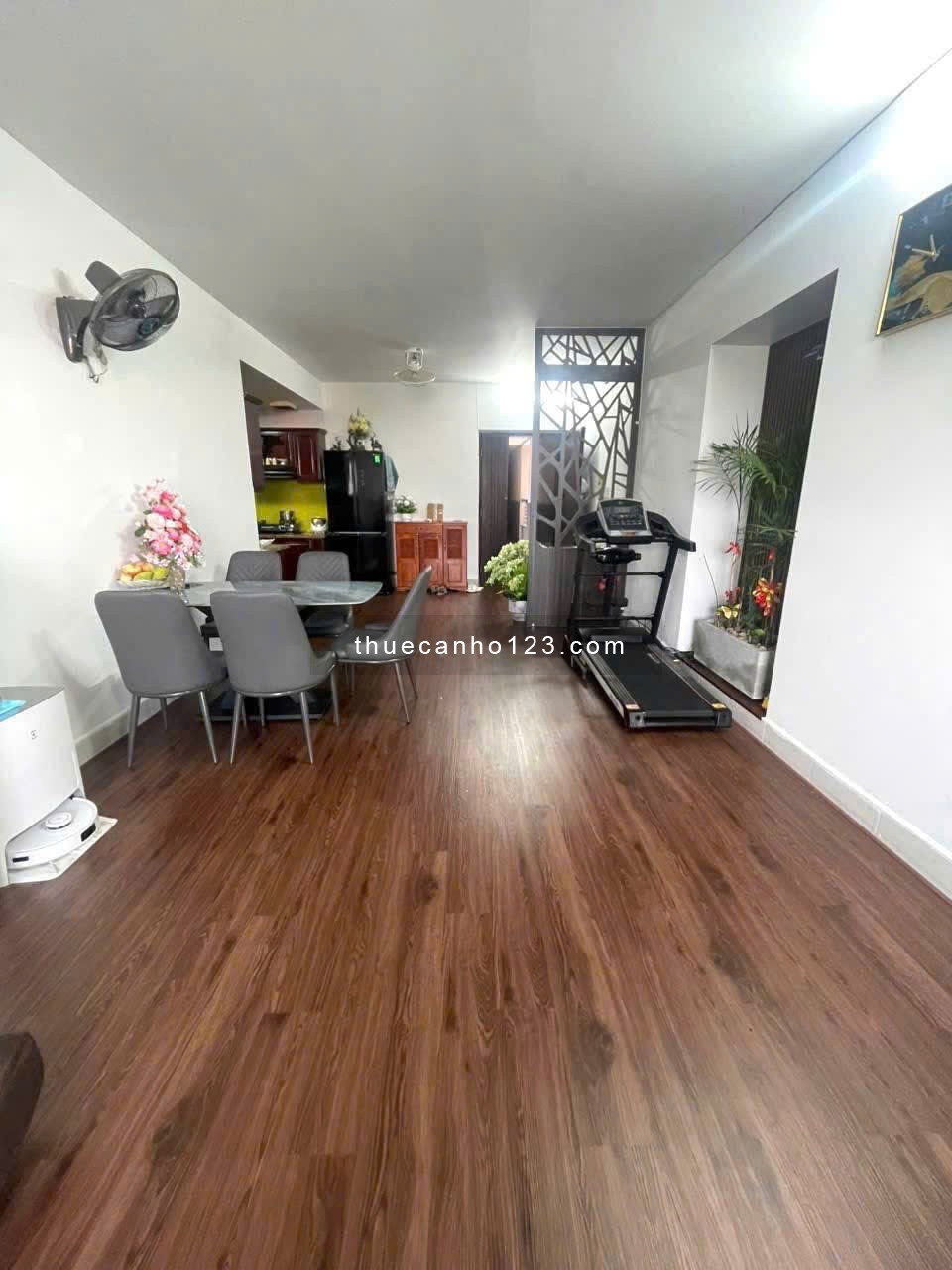 Chung cư Satra, Phan Đăng Lưu, PN: 85m2, 2p ngủ, full nội thất, 16tr/th