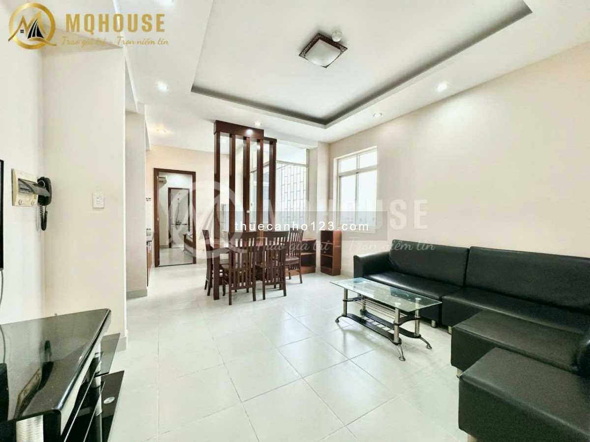 Căn Hộ 2 Phòng Ngủ, 2 WC Balcony Rộng 76m2. Full Nội Thất, Thang Máy, Bảo Vệ. Ngay Landmark 81.