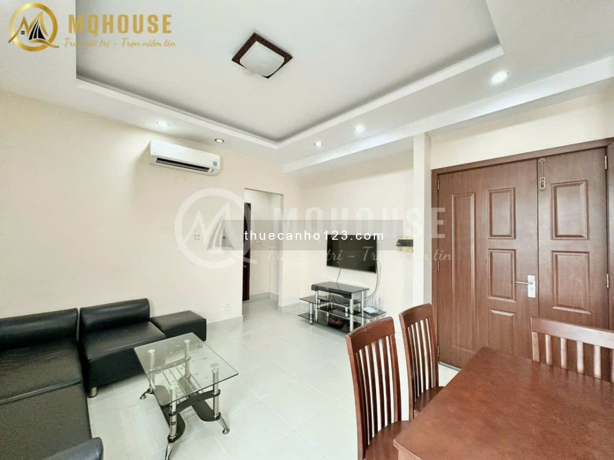 Căn Hộ 2 Phòng Ngủ, 2 WC Balcony Rộng 76m2. Full Nội Thất, Thang Máy, Bảo Vệ. Ngay Landmark 81.