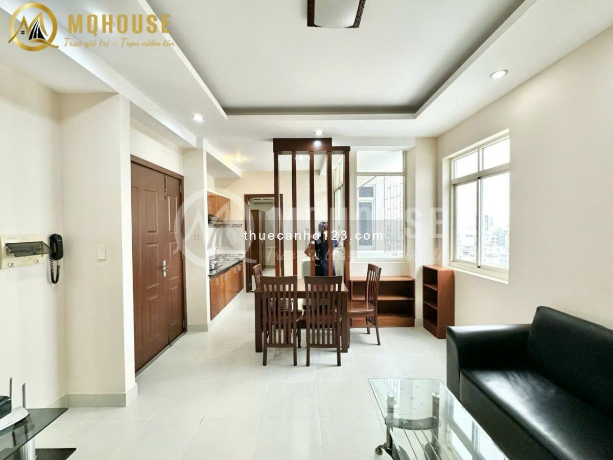 Căn Hộ 2 Phòng Ngủ, 2 WC Balcony Rộng 76m2. Full Nội Thất, Thang Máy, Bảo Vệ. Ngay Landmark 81.