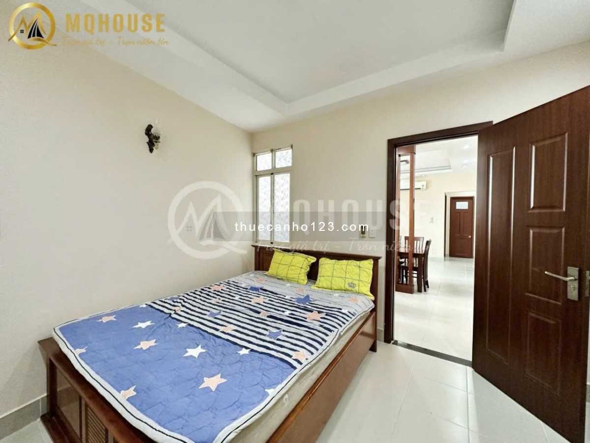 Căn Hộ 2 Phòng Ngủ, 2 WC Balcony Rộng 76m2. Full Nội Thất, Thang Máy, Bảo Vệ. Ngay Landmark 81.