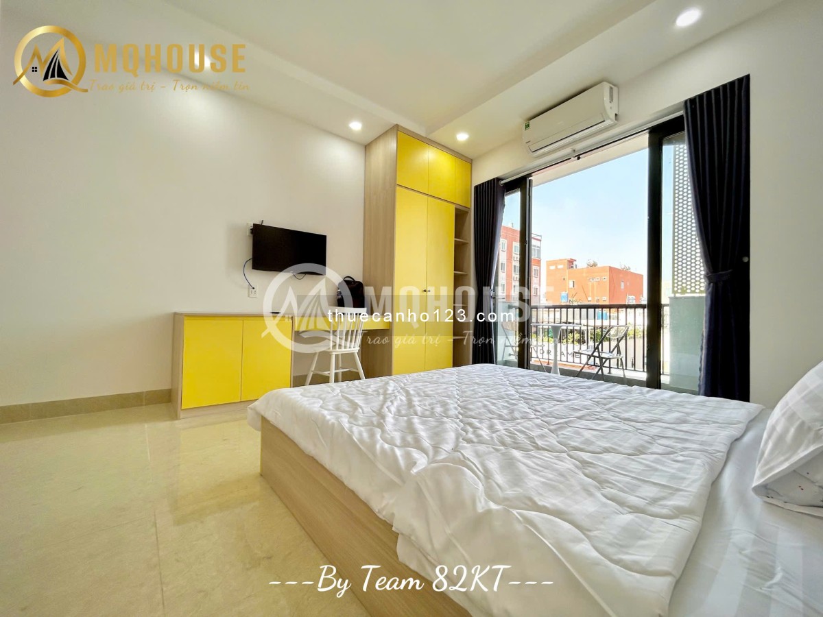 Căn Hộ Mới, Full Nội Thất, Ban Công, Giặt Riêng. Ngay Hàng Xanh Và Trường Hồng Bàng, Hutech, GTVT
